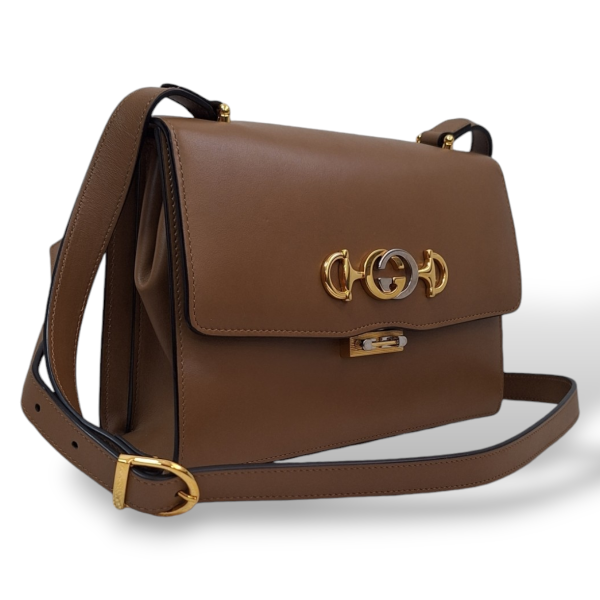 Bolsa Gucci Zumi Small Marrom