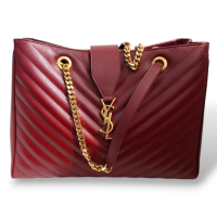 Bolsa Yves Saint Laurent Grand de Poudre Vinho