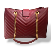 Bolsa Yves Saint Laurent Grand de Poudre Vinho