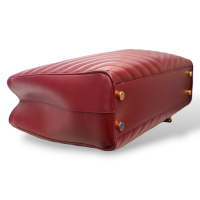 Bolsa Yves Saint Laurent Grand de Poudre Vinho
