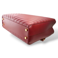 Bolsa Yves Saint Laurent Grand de Poudre Vinho