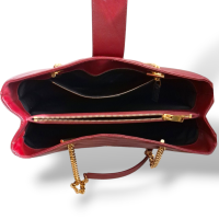 Bolsa Yves Saint Laurent Grand de Poudre Vinho