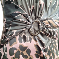 Vestido Roberto Cavalli Estampado de Um Ombro Só - 42