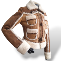 Jaqueta Dsquared2 Couro Marrom-42