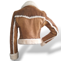 Jaqueta Dsquared2 Couro Marrom-42