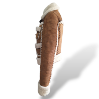 Jaqueta Dsquared2 Couro Marrom-42