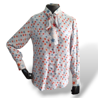 Camisa Sandro em Seda Estampa Estrelas - 36