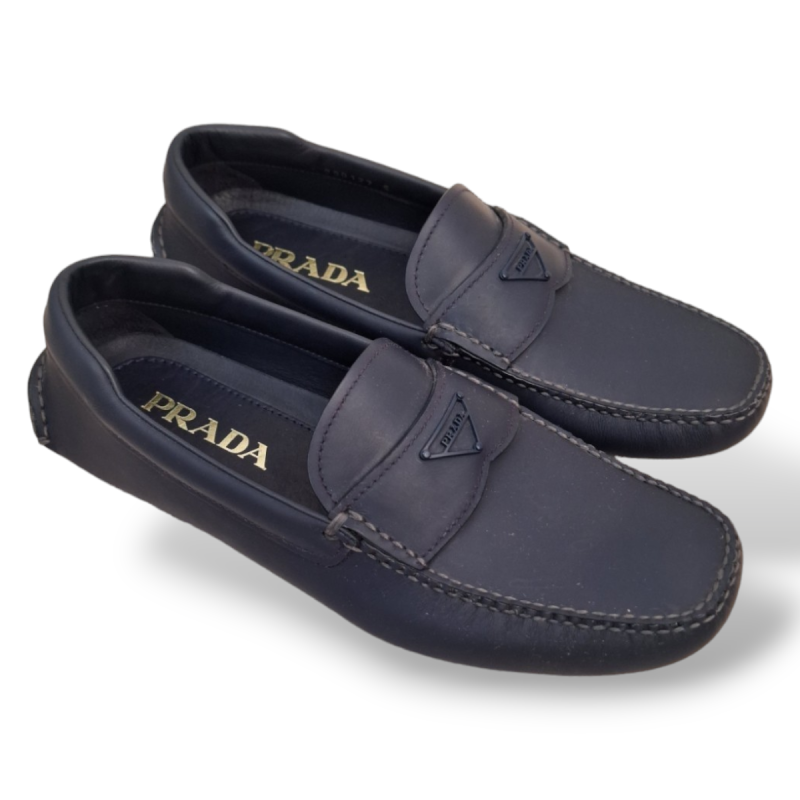 Mocassim Prada Azul Marinho - 37