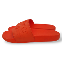 Chinelo Gucci Laranja em Borracha - 34
