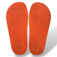 Chinelo Gucci Laranja em Borracha - 34