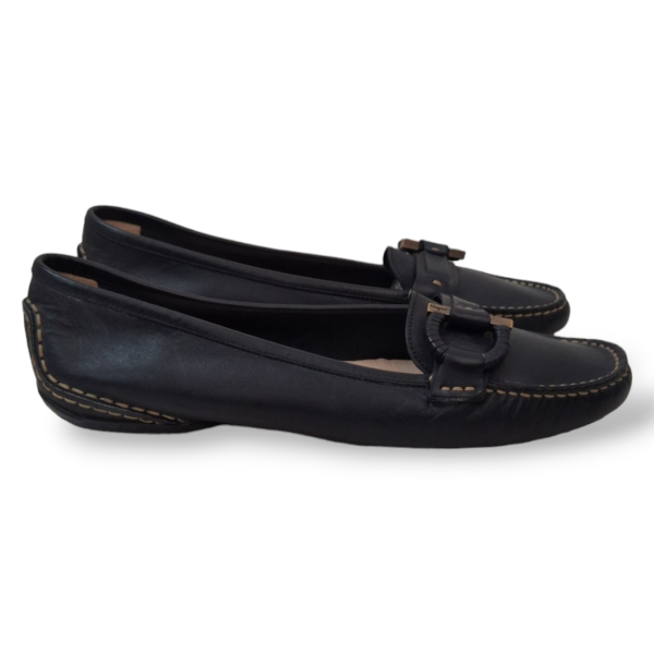 Mocassim Salvatore Ferragamo Azul Marinho-35,5