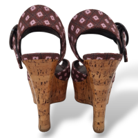 Sandália Louis Vuitton Anabela Cork-34