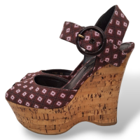 Sandália Louis Vuitton Anabela Cork-34