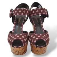 Sandália Louis Vuitton Anabela Cork-34