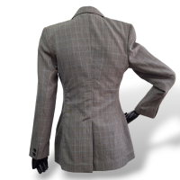 Blazer Stella MC Cartney Listrado Cinza-42
