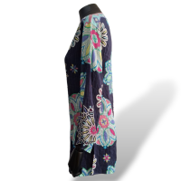 Blusa Emilio Pucci Estampada com Fundo Azul marinho-36