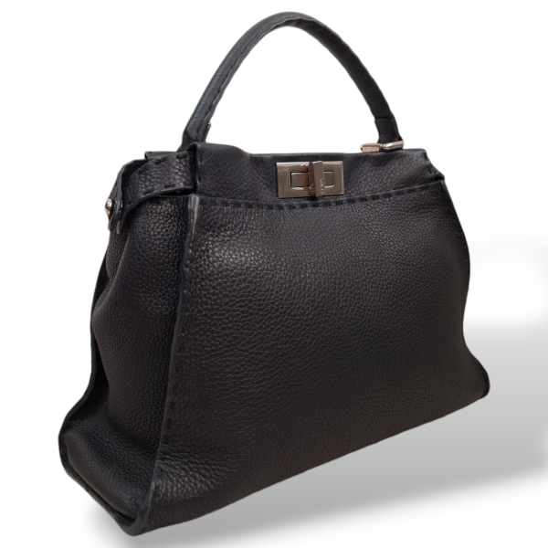 Bolsa Fendi Peekaboo Preta Média