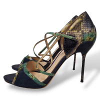 Sandália Alexandre Birman Estampado Cobra-38
