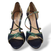 Sandália Alexandre Birman Estampado Cobra-38