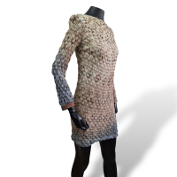 Vestido Missoni Manga Longa Estampado com azul-40