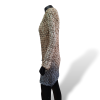 Vestido Missoni Manga Longa Estampado com azul-40