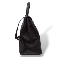 Bolsa Hermès Kelly 35 Marrom - Ferragens Palladium