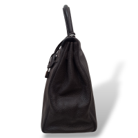 Bolsa Hermès Kelly 35 Marrom - Ferragens Palladium