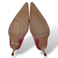 Scarpin Manolo Blahnik Verniz Rosa - 37