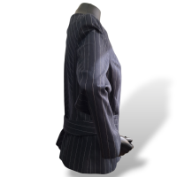 Blazer Carolina Herrera Azul Marinho Listrado -42
