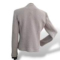 Blazer Empório Armani Cinza com Forro Azul Marinho