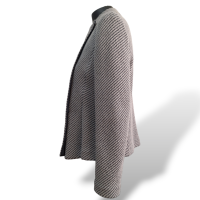 Blazer Empório Armani Cinza com Forro Azul Marinho