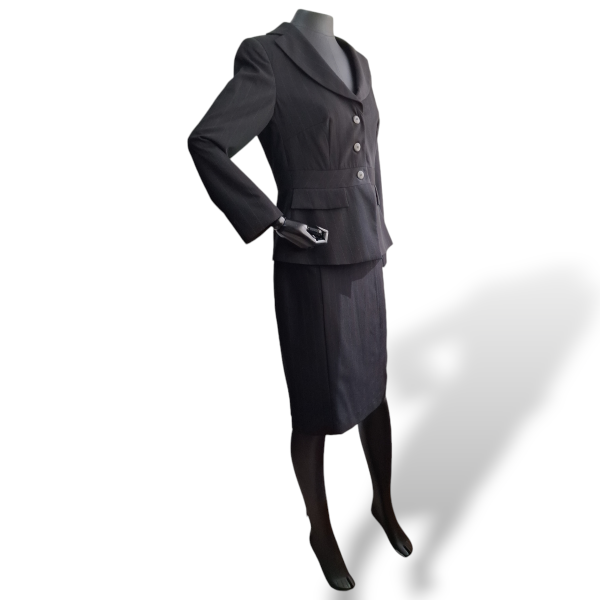 Conjunto Giorgio Armani Preto Listrado - 42