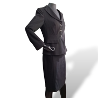 Conjunto Giorgio Armani Preto Listrado - 42