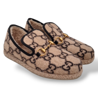 Mocassim Gucci em Lã Fria GG Horsebit - 35