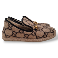 Mocassim Gucci em Lã Fria GG Horsebit - 35