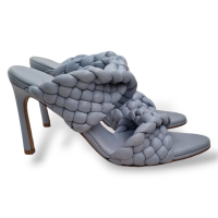 Sandália Bottega Veneta The Curve Intrecciato Azul - 34