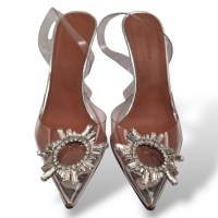 Slingback Amina Muaddi Prata - 35