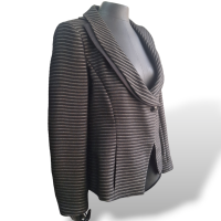 Blazer Empório Armani Preto Listrado - 37