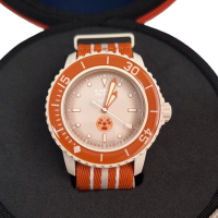 Relógio Blancpain X Swatch Fifty Fathoms Diver Arctic Ocean