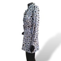 Vestido Gucci Estampado com Azul 