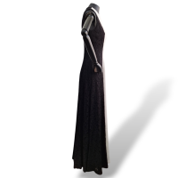 Vestido Carolina Herrera Branco e Preto Longo-38