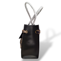 Bolsa Versace Preta com lenço 