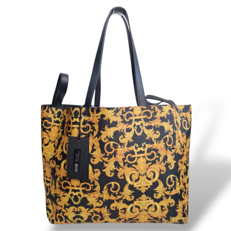Bolsa Versace Jeans Couture Amarela e Preto Bolsa Versace Jeans Couture Amarela e Preto