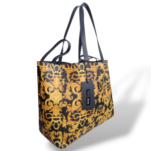 Bolsa Versace Jeans Couture Amarela e Preto