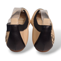 Sapatilha Chanel Preta e Bege-36