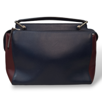 Bolsa Fendi Dotcom Azul e Vinho