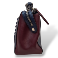 Bolsa Fendi Dotcom Azul e Vinho