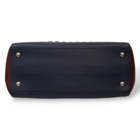 Bolsa Fendi Dotcom Azul e Vinho