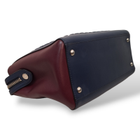 Bolsa Fendi Dotcom Azul e Vinho