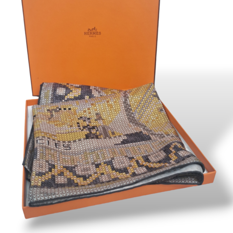 Lenço Hermès Estampado Lenço Hermès Estampado